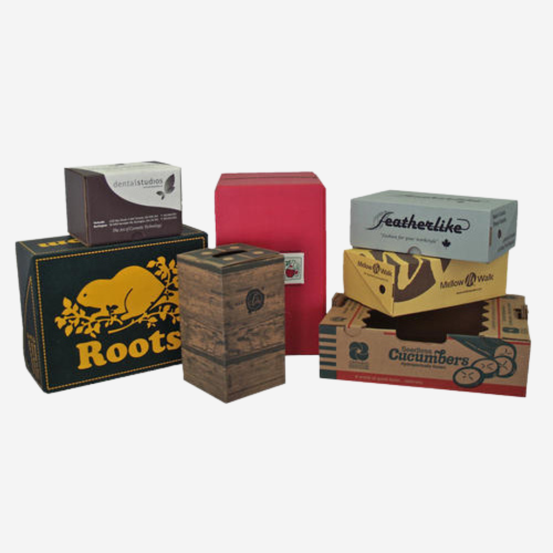 Mono Cartoon Box Printing